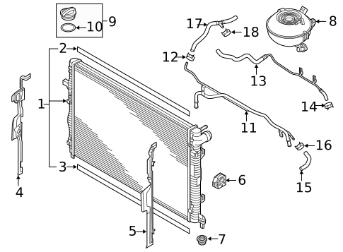 Radiator & Components for 2021 Audi TT RS Quattro #0