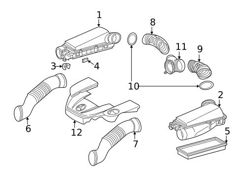 Filters for 2004 Mercedes-Benz CL55 AMG #1