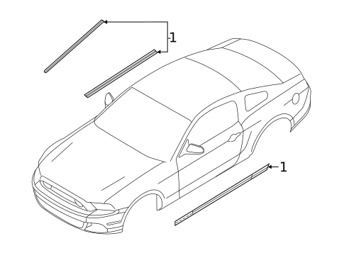 Stripe Tape for 2013 Ford Mustang #11