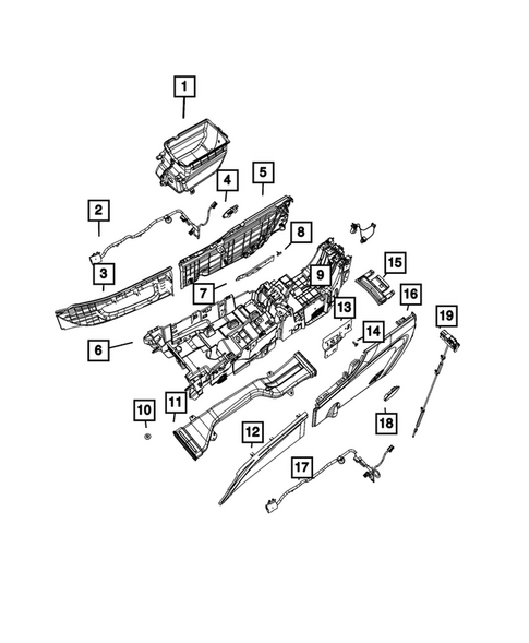 Consoles for 2026 Dodge Durango #1