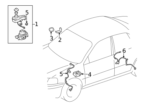 Anti-Lock Brakes for 1999 Toyota Corolla #2