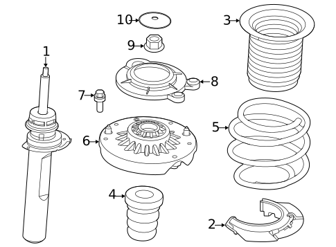 Struts & Components for 2024 BMW M235i xDrive Gran Coupe #0