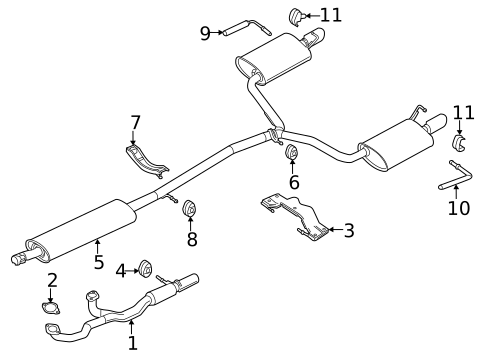 Exhaust Components for 2013 Ford Flex #0