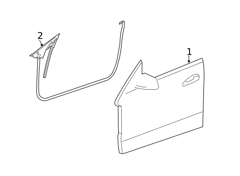 Door & Components for 2013 Mercedes-Benz E350 #1