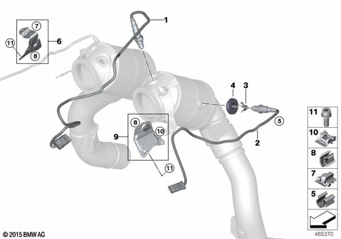Catalytic Converter / Front Silencer for 2019 BMW X6 M50iX #1