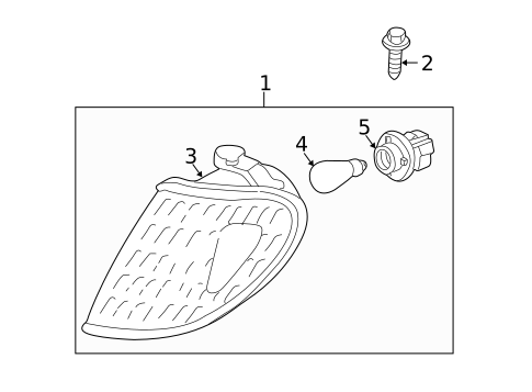 Bulbs - Chassis for 1998 Toyota Land Cruiser #2