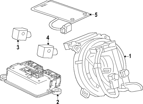 Air Bag Components for 2024 Honda Prologue #1