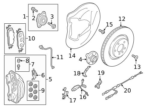 Front Brakes for 2025 Audi Q5 Sportback #1