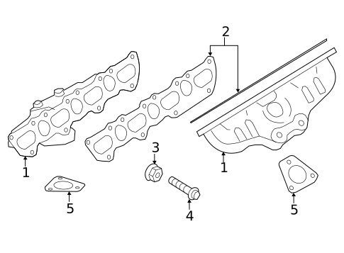Exhaust Manifold for 2017 Porsche Cayenne #1