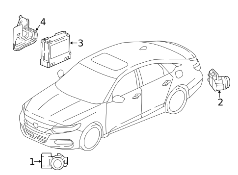Electrical Components for 2018 Honda Accord #3