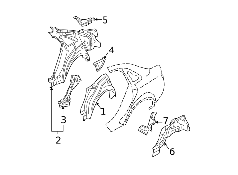 Inner Structure for 2007 Audi A4 Quattro #0