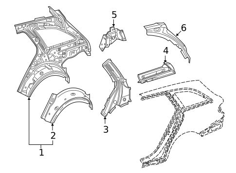 Inner Structure for 2020 Mercedes-Benz E63 AMG S #1