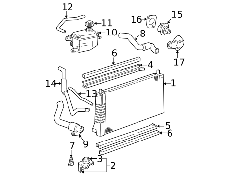 Hoses & Pipes for 2002 Ford Taurus #0