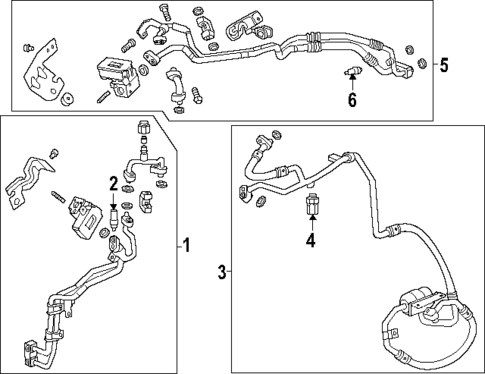 Condenser, Compressor & Lines for 2024 Acura ZDX #3