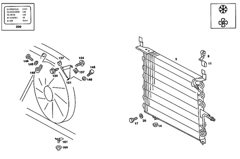 Refrigerant Line Arrangement for 1986 Mercedes-Benz 190E #2