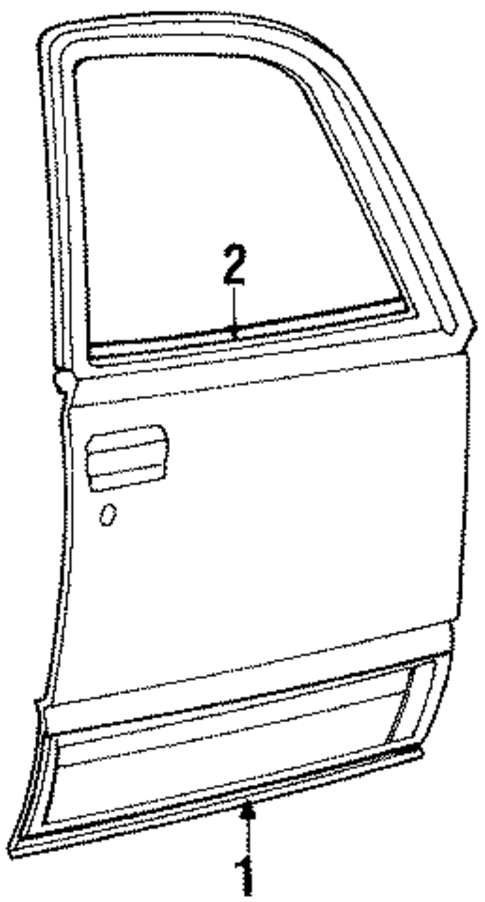 Door & Components for 1986 Isuzu Pickup #0