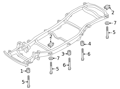 Frame & Components for 2012 INFINITI QX56 #1