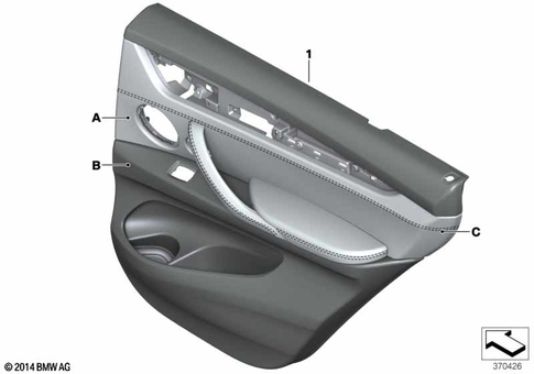 Door Trim Panels / Lateral Trim Panels for 2019 BMW X6 35i #0