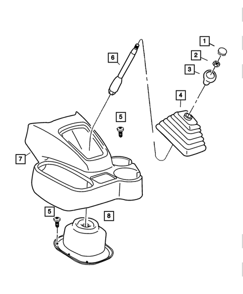 Gearshift Controls for 2003 Dodge Ram 3500 #0