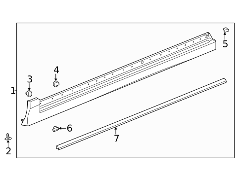 Exterior Trim - Pillars for 2024 Buick Encore GX #1