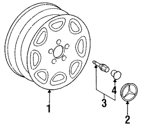 Wheels for 1998 Mercedes-Benz S420 #0