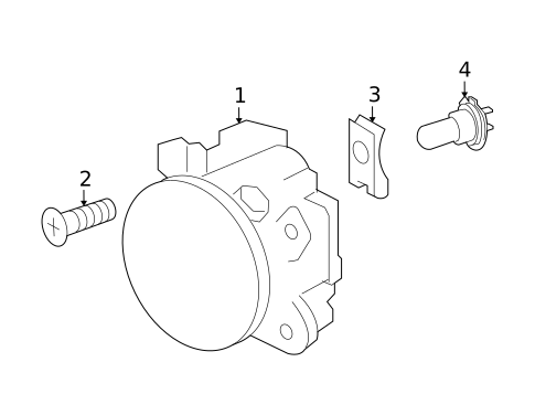 Fog Lamps for 2008 Mercedes-Benz ML320 #0