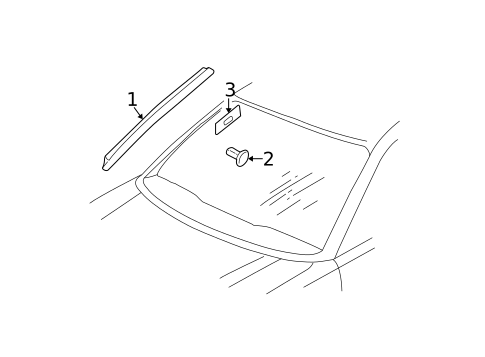 Reveal Moldings for 2002 Audi A6 Quattro #0