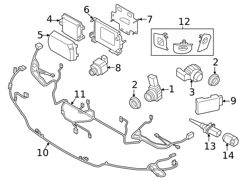 Electrical Components for 2022 BMW 430i Gran Coupe #69