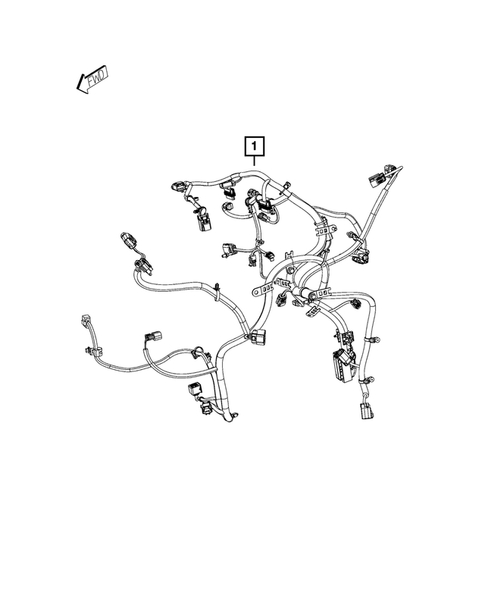 Wiring-Powertrain for 2014 Ram 3500 #8