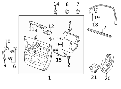 Switches, Solenoids & Actuators for 2010 Buick Enclave #2