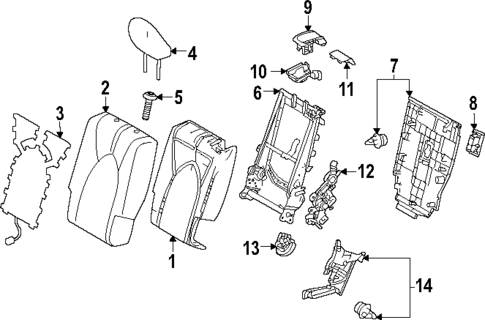 Second Row Seats for 2025 Toyota Grand Highlander #6