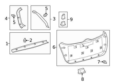Liftgate for 2015 Toyota Venza #2