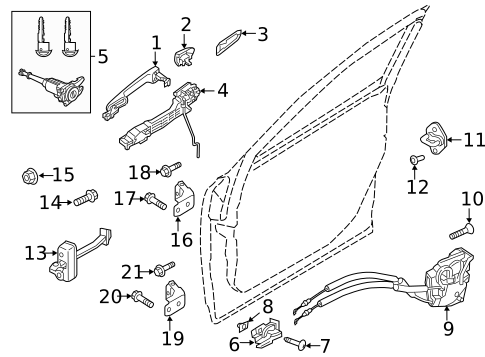 Rear Door for 2019 Mazda 3 #1