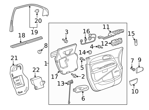 Power Seats for 2012 Buick Enclave #1