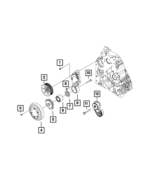 Pulleys and Related Parts for 2018 Ram 3500 #1