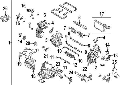 Condenser, Compressor & Lines for 2023 Hyundai Ioniq 6 #2