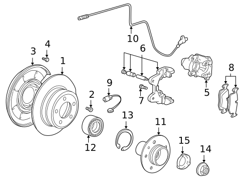Anti-Lock Brakes for 1998 BMW Z3 #1