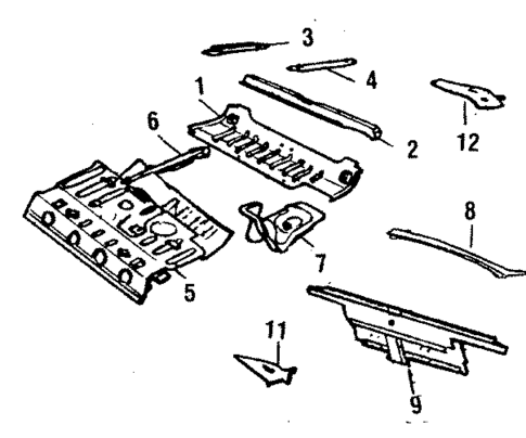 Rear Body for 1985 Saab 900 #0
