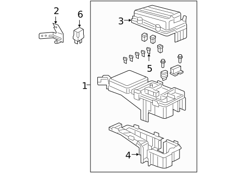 Electrical Components for 2007 Honda Odyssey #1