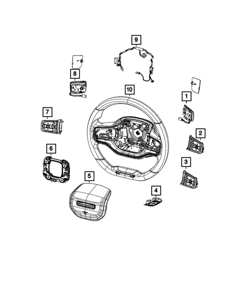 Switches for 2022 Jeep Grand Wagoneer #1