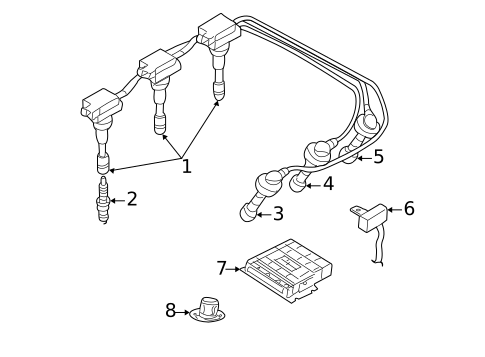 Powertrain Control for 2005 Kia Sedona #1