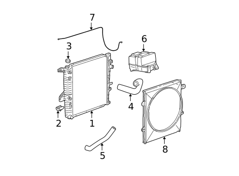 Hoses & Pipes for 2001 Ford Explorer Sport Trac #0