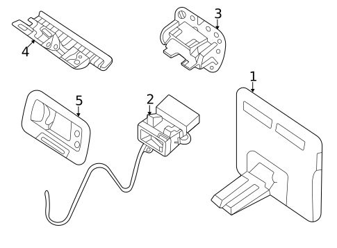 Entertainment System Components for 2024 Mercedes-Benz GLS 580 #0