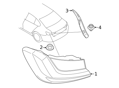 Tail Lamps for 2023 BMW 330i #0
