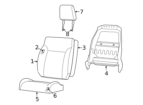 Front Seat Components for 2011 Dodge Nitro #0