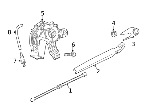 Wiper & Washer Components for 2015 Mini Cooper Paceman #1