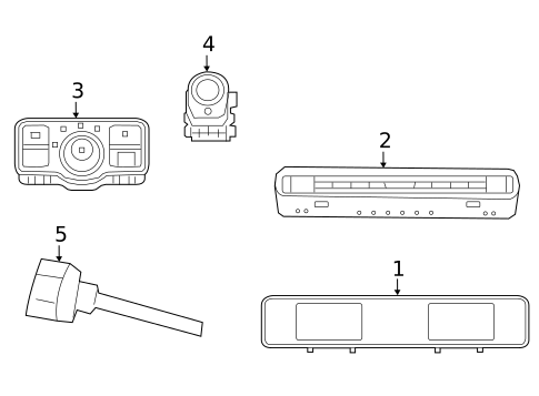 Cluster & Switches for 2021 Mercedes-Benz GLA 35 AMG® #0
