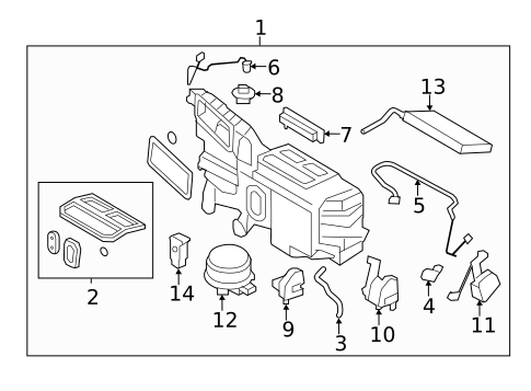 Switches, Solenoids & Actuators for 2012 Ford Edge #1