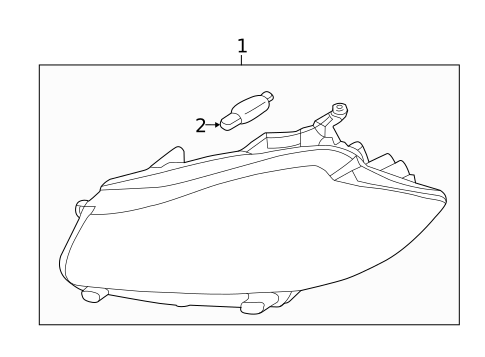 Headlamp Components for 2015 Jaguar XFR #0