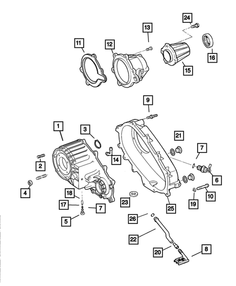 Case and Related Parts for 2001 Dodge Ram 2500 #1